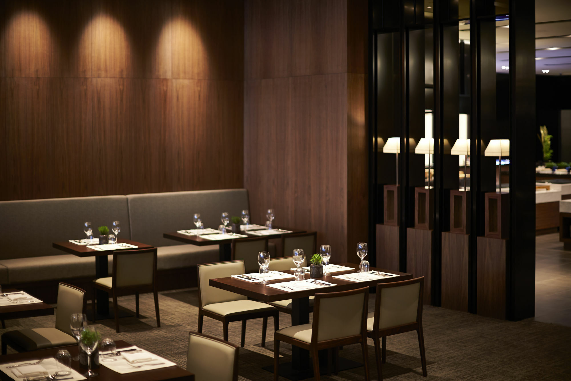 Haeundae Grand Hotel Busan Eksteriør billede Restaurant interior